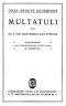 [Gutenberg 22640] • Multatuli / Onze groote schrijvers, deel 2